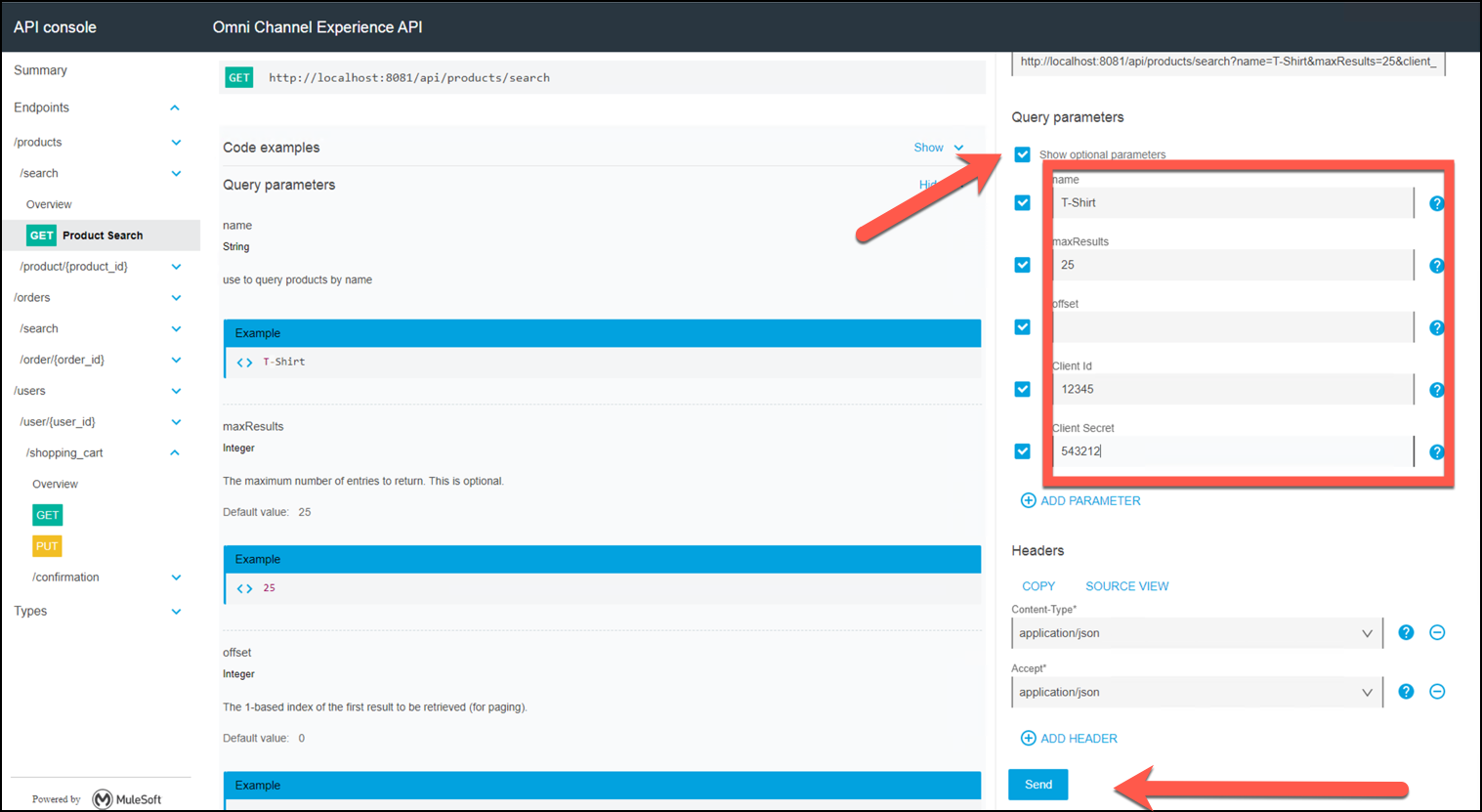 module2 lab2 step4 16 apikit console get request