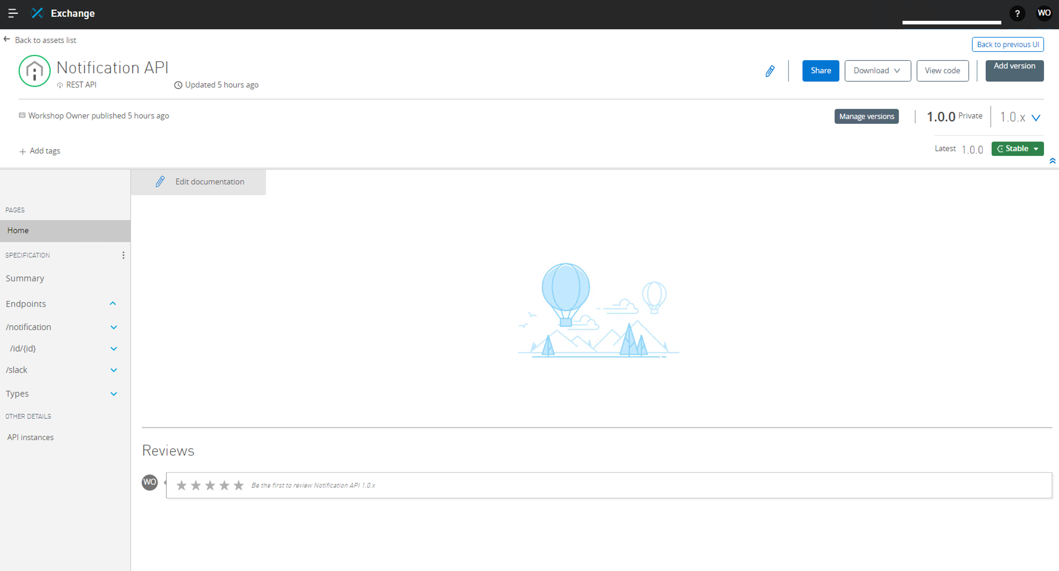 module2 lab4 step4 20 notification api portal