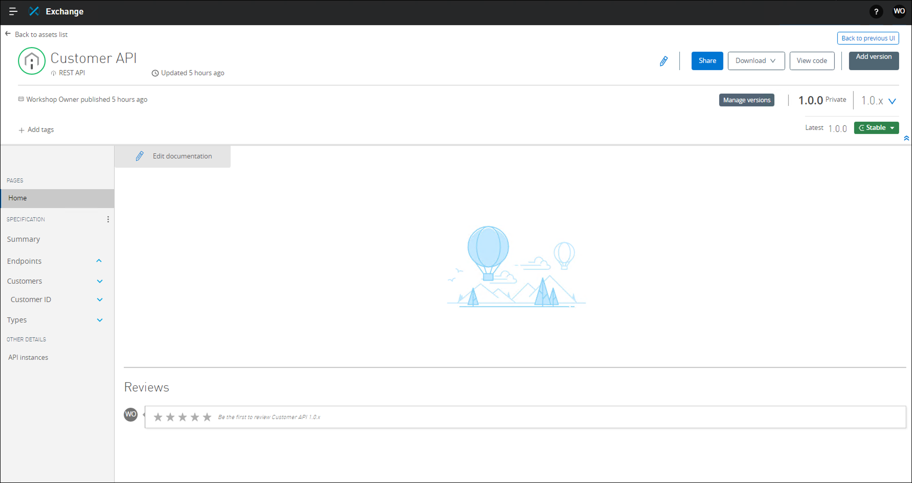 module2 lab4 step5 25 customer api portal
