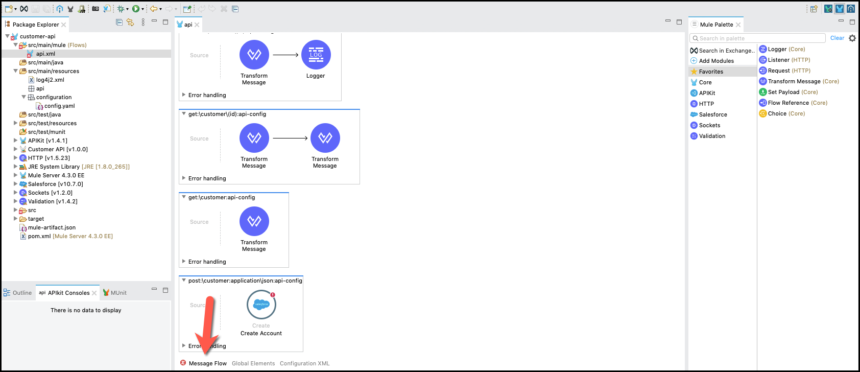 module3 lab2 message flow