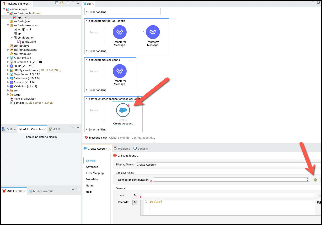 module3 lab2 salesforce connector configuration