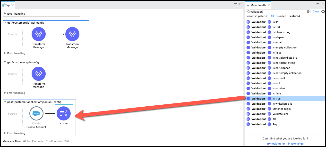 module3 lab2 validation in flow