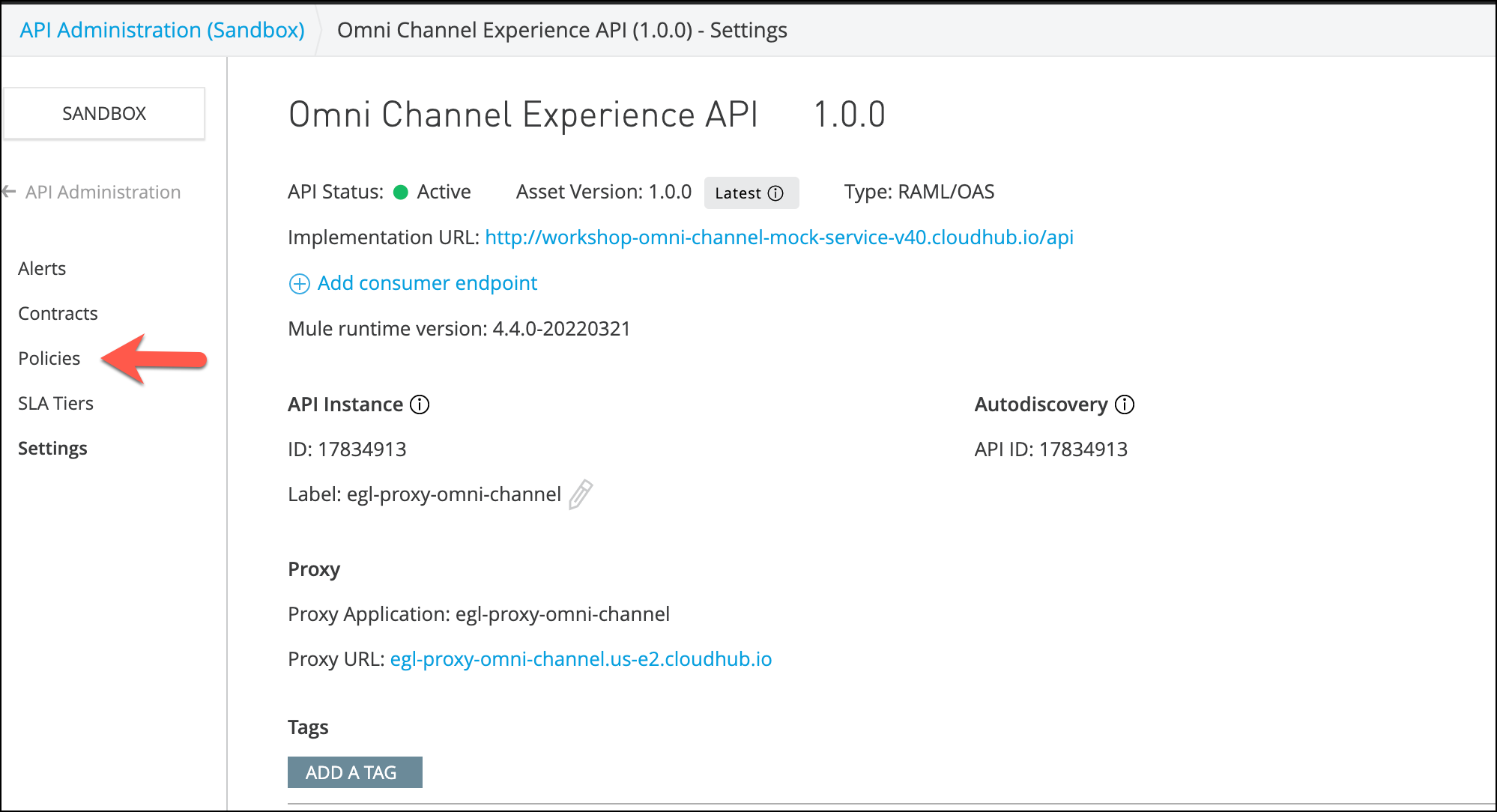 module5 lab2 ap apimanager policies