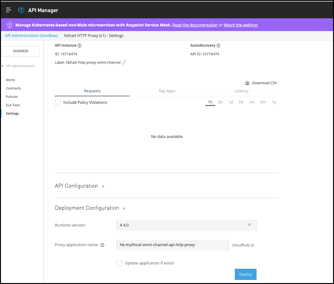 module 5 lab5 api deployment config
