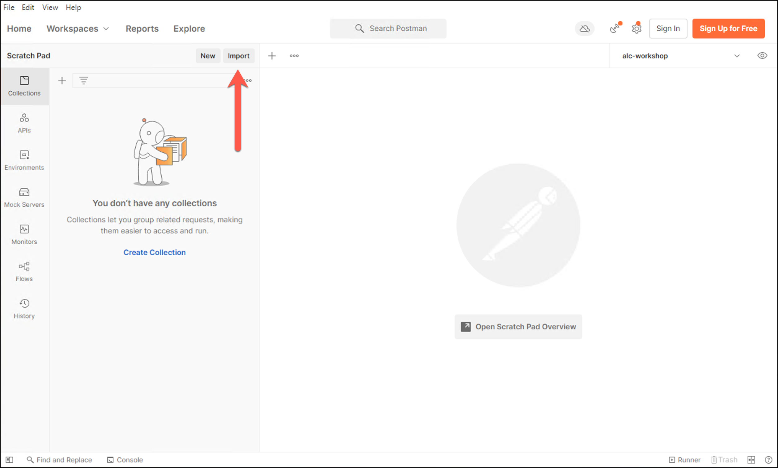 module6 lab1 postman import
