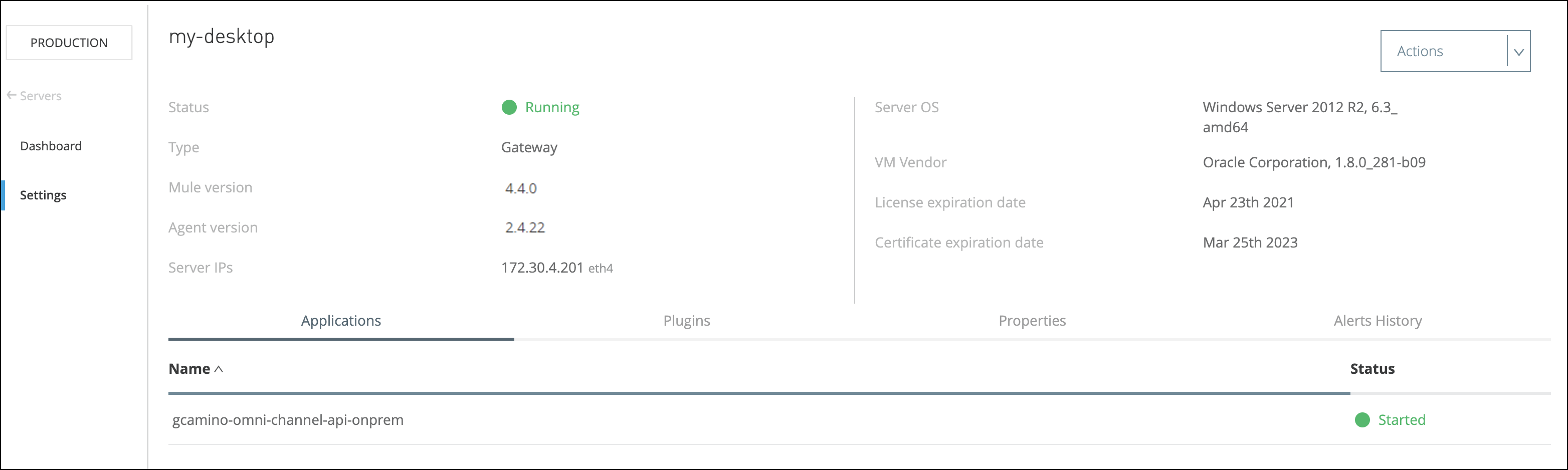module7 lab3 ap arm server view