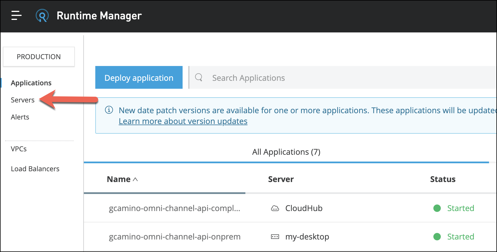 module7 lab3 ap servers pane