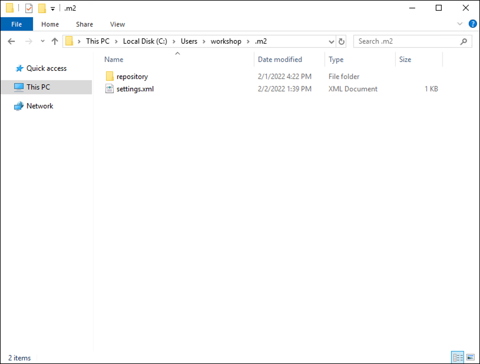 module7 lab4 create maven settings xml