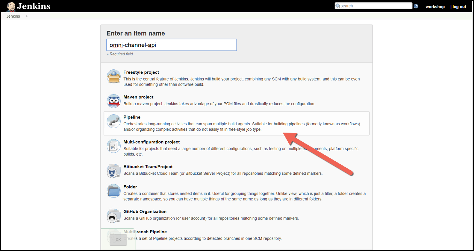 module7 lab4 jenkins menu