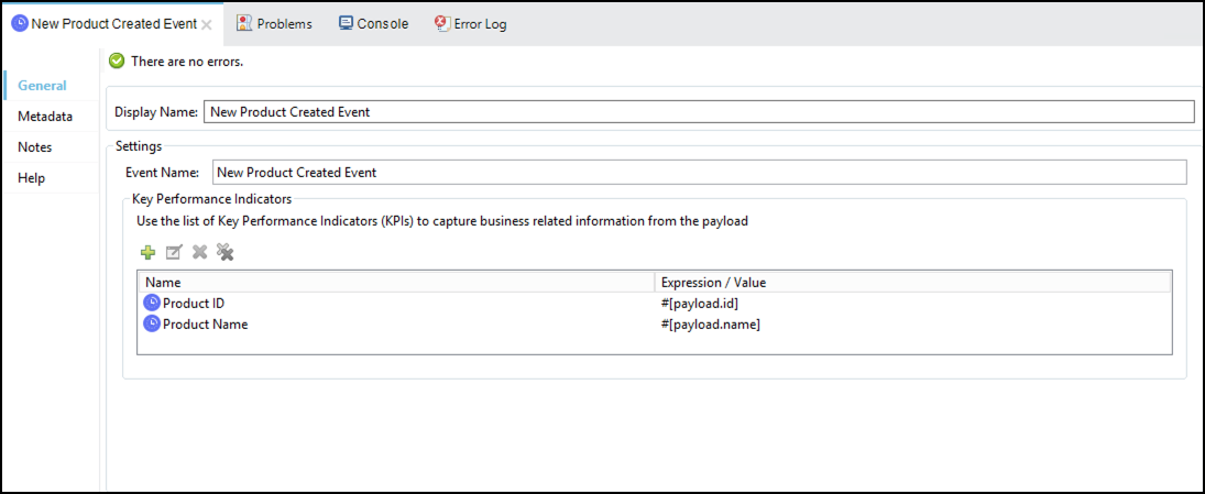 module8 lab2 post product event config